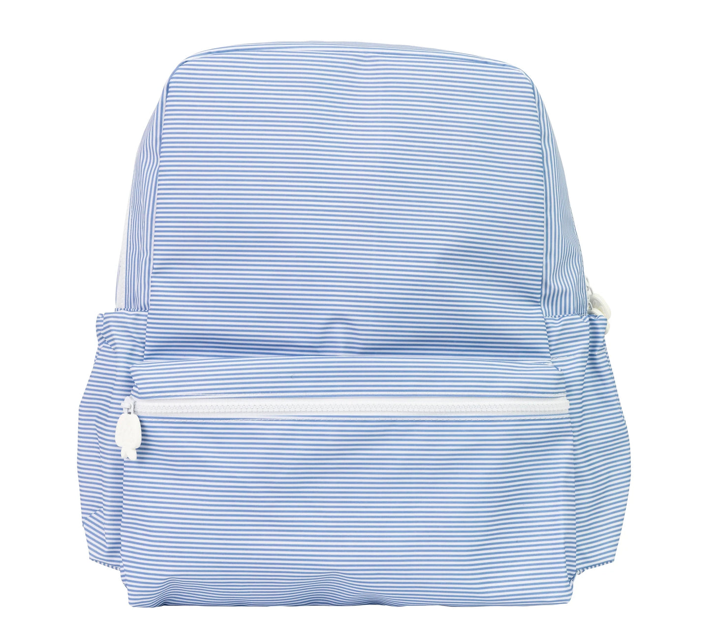 The Large Backpack | Navy Mini Stripe