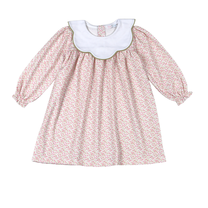 Melody Pima Scallop Collar Dress