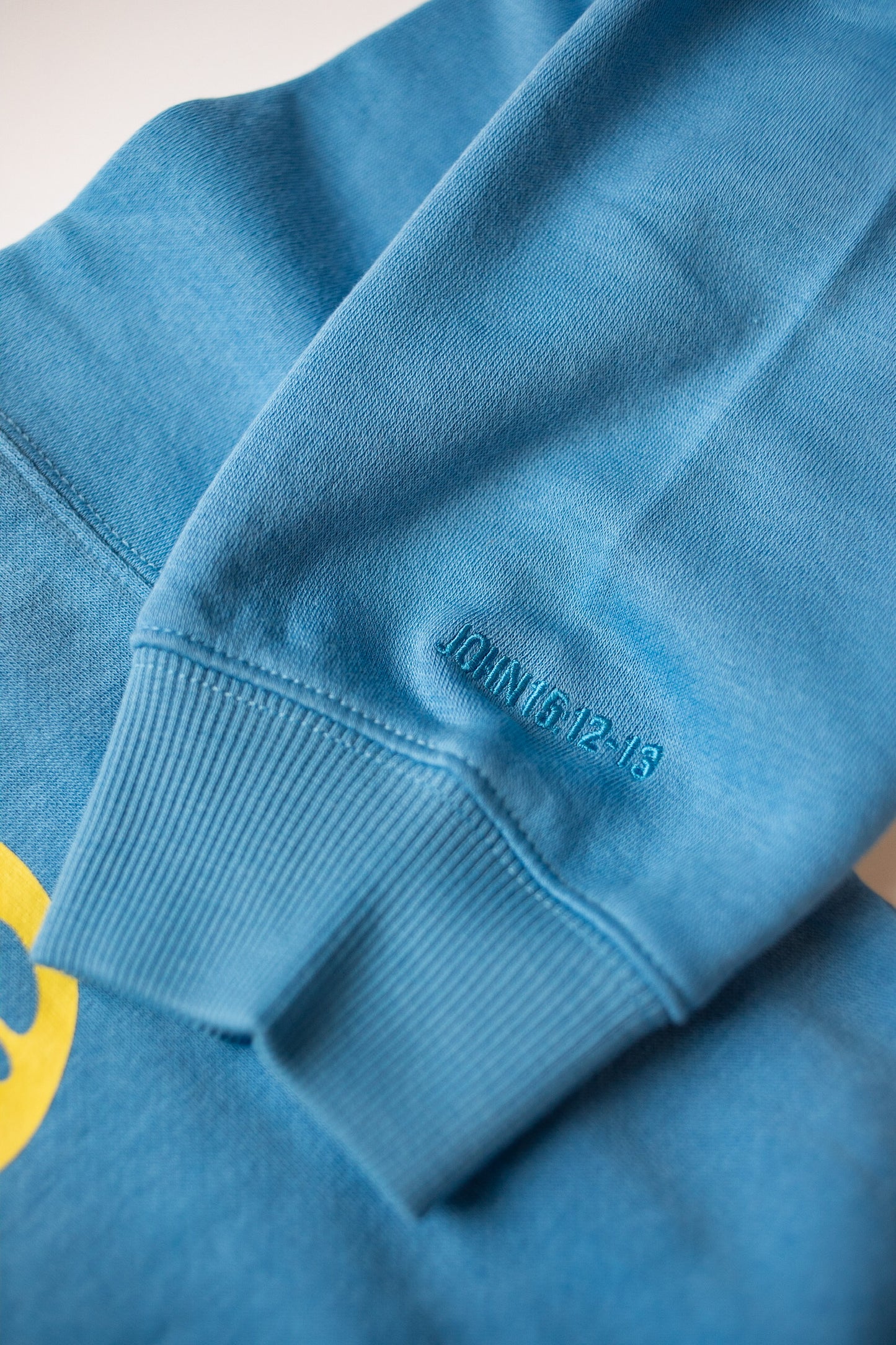 Blue Smiley Be Kind Sweatshirt, Adult