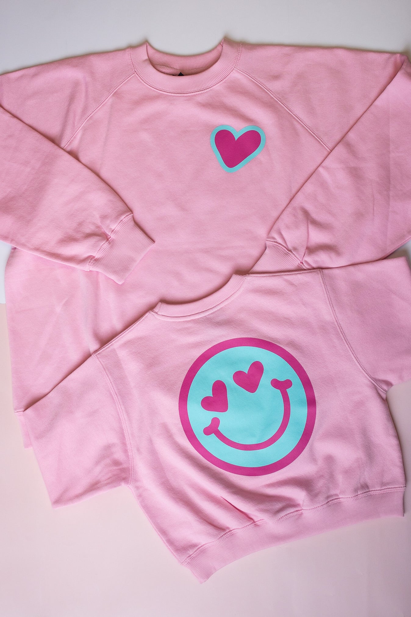 Bubblegum Heart Eyes Sweatshirt, Women's