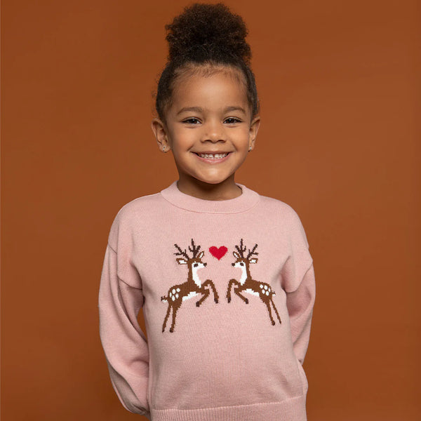 Dasher + Dancer Sweater | Rose