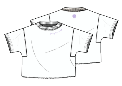 XOXO by magpies | Embroidered Boxy T | Going for It