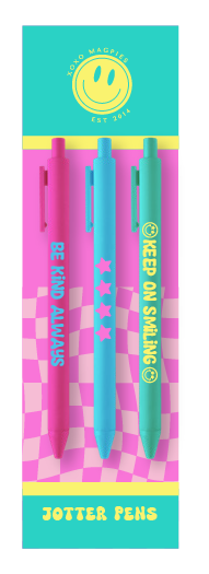 XOXO by Magpies Jotter Pens (3-Pack) | Be Kind