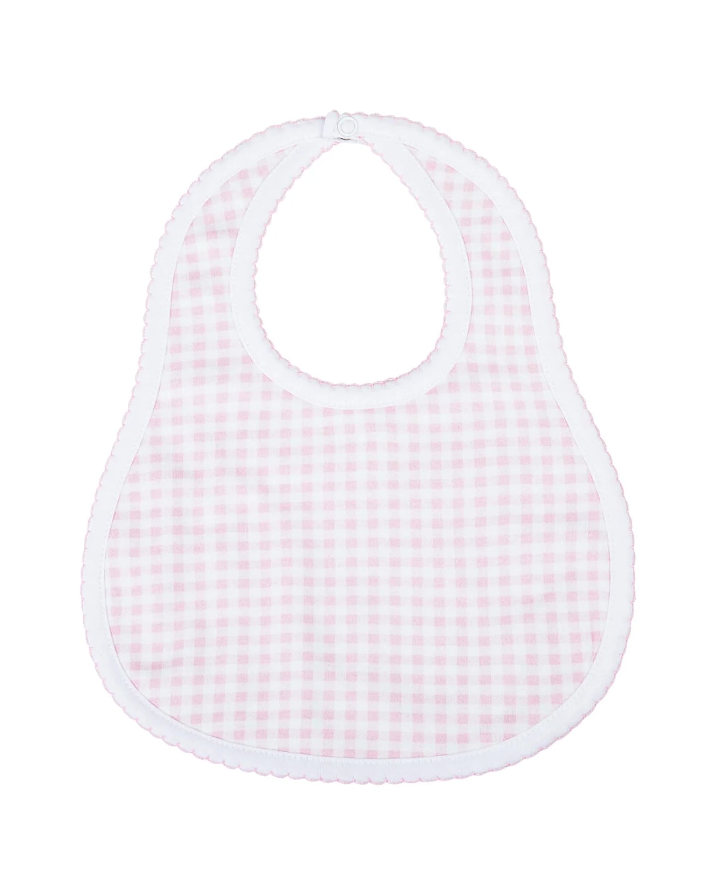 Mini Checks Bib | Pink