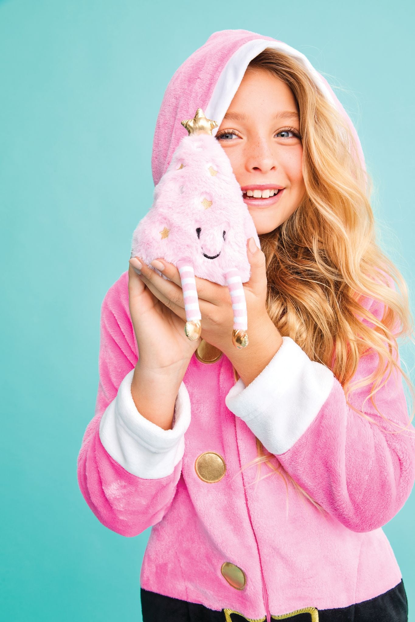 Sparkly Pink Tree Mini Plush Magpies Nashville