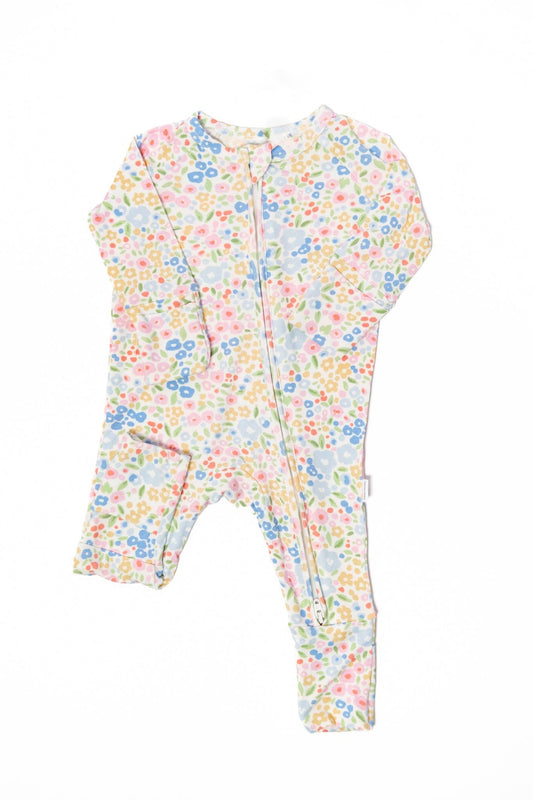 Sleep Romper | Multi Colored Flower