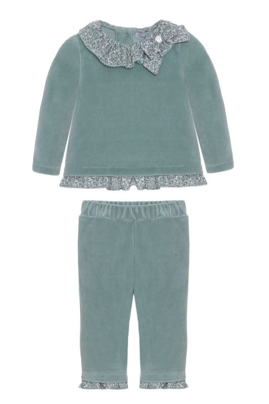 Velour Sweater & Pant Set | Sage Liberty