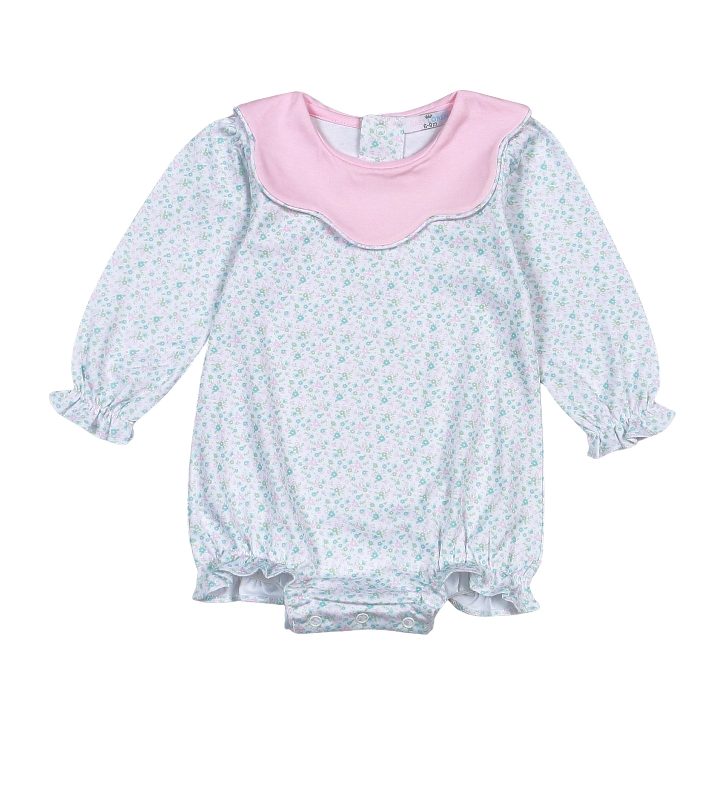 Nicolle Scallop Pima Ruffled Bubble