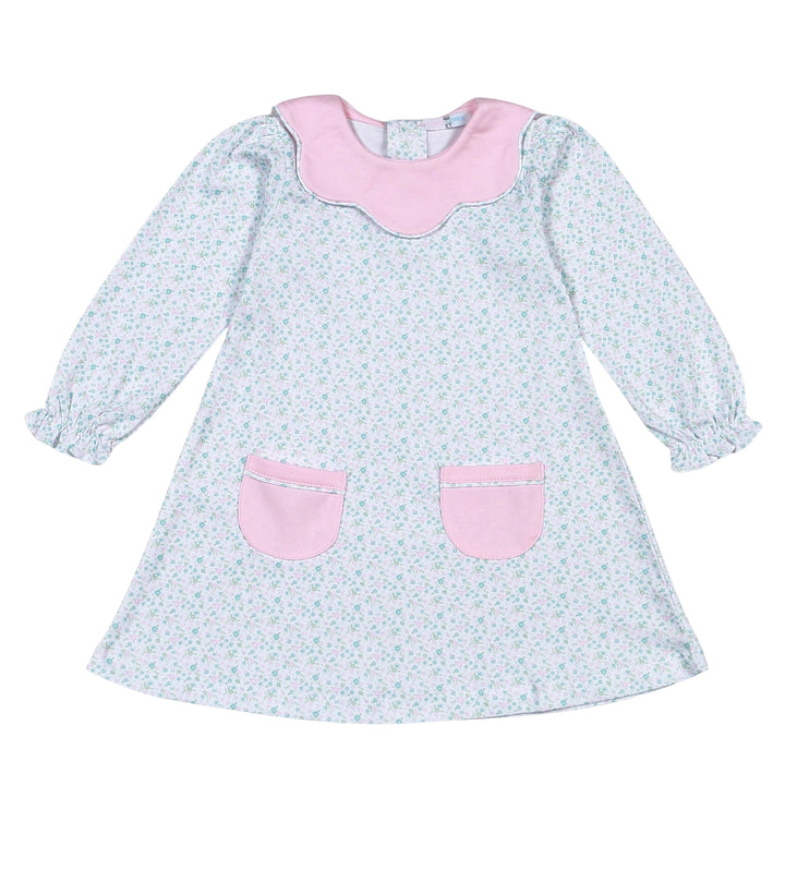 Nicolle Scallop Pima Dress