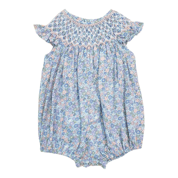 Natalie Floral Smocked Bubble
