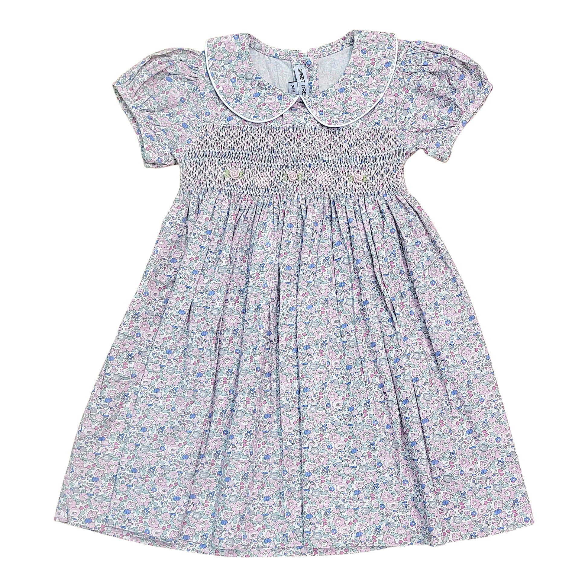 Lily Floral Smocked Dress