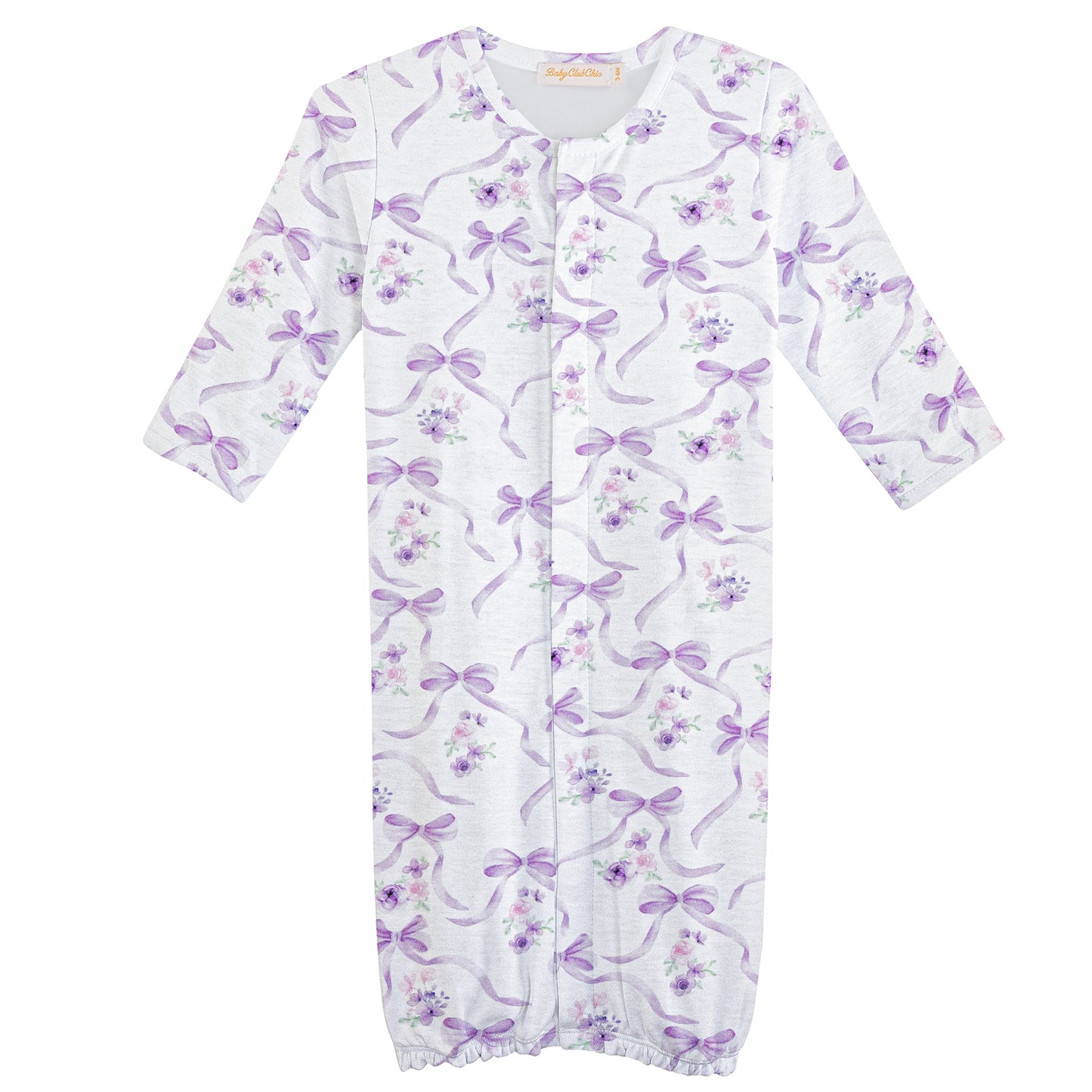 Dreamy Ties Printed Pima Converter Gown