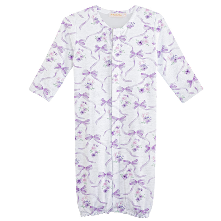 Dreamy Ties Printed Pima Converter Gown