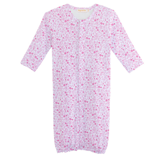 Converter Gown | Tiny Pink Flowers