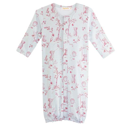 Converter Gown | Pink Toile De Jouy