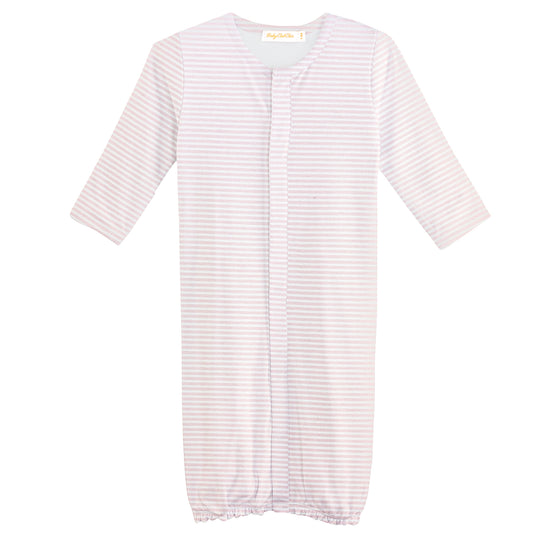 Printed Converter Gown | Pink Stripes