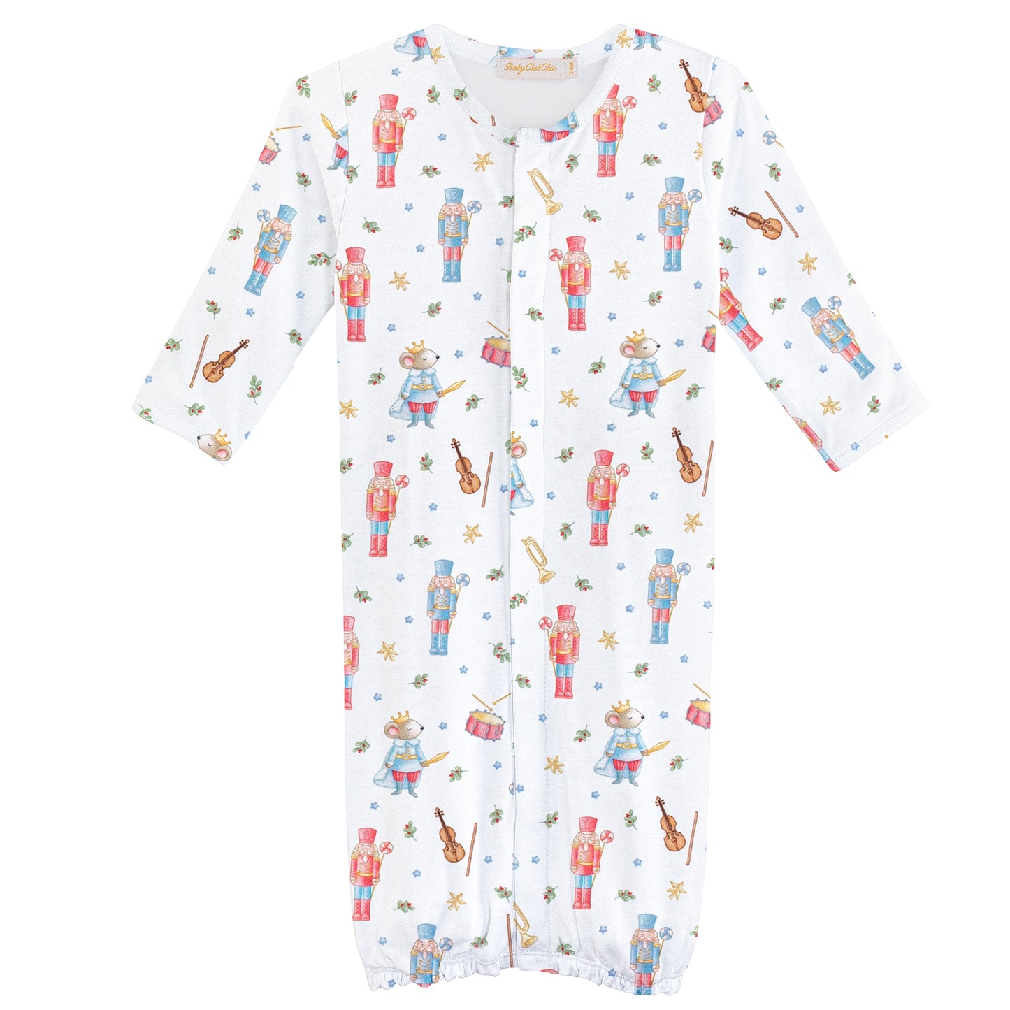 Blue Nutcracker Printed Converter Gown