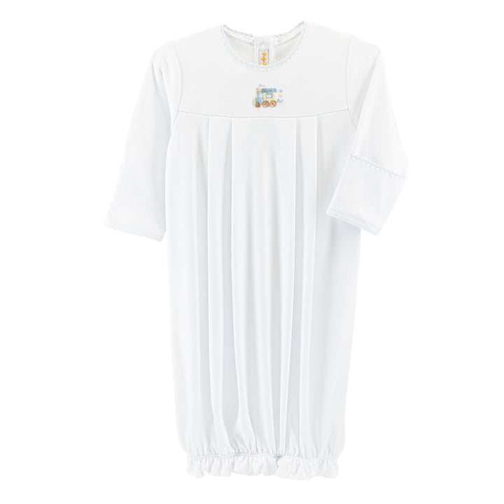 Crochet Trim Gown | Little Train