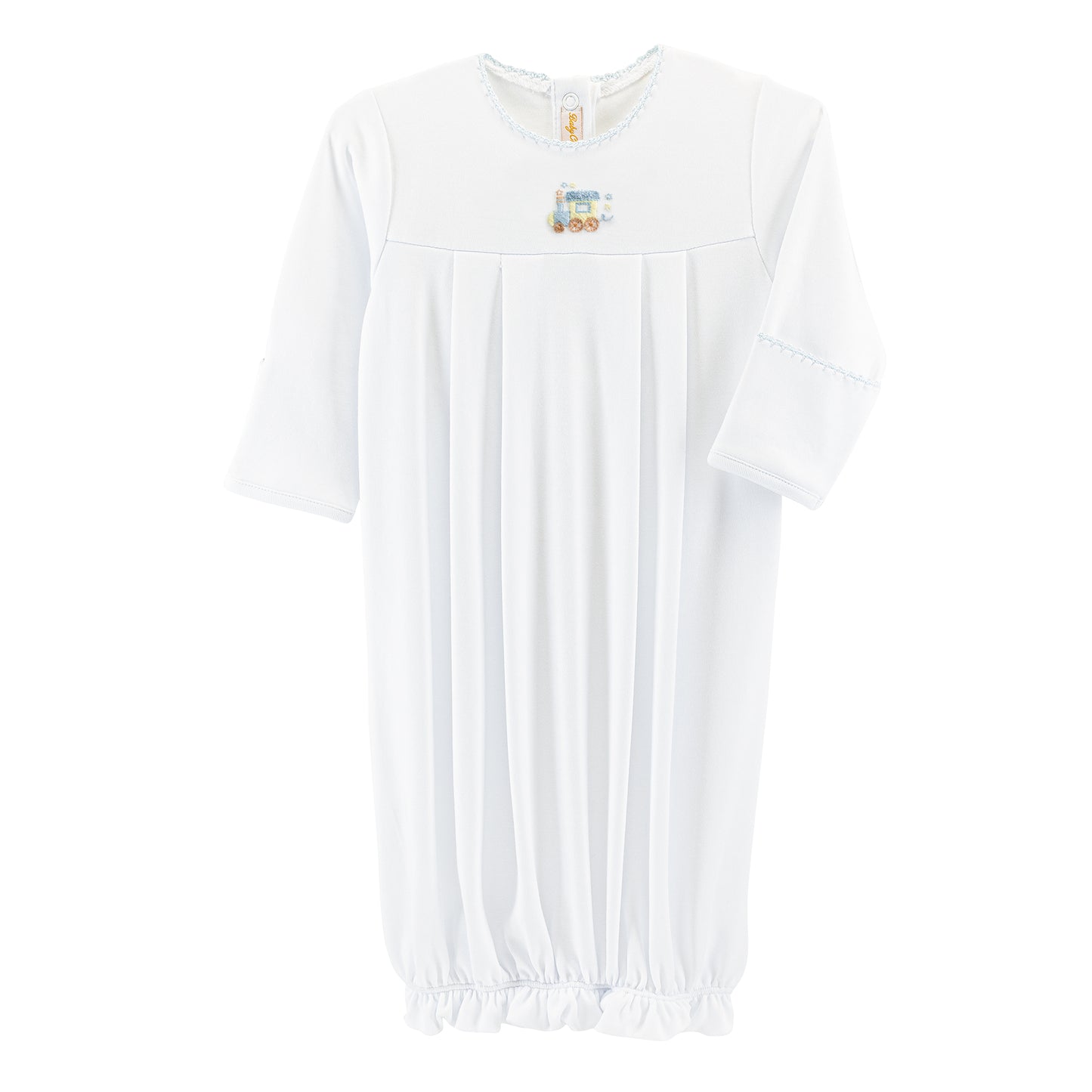 Crochet Trim Gown | Little Train