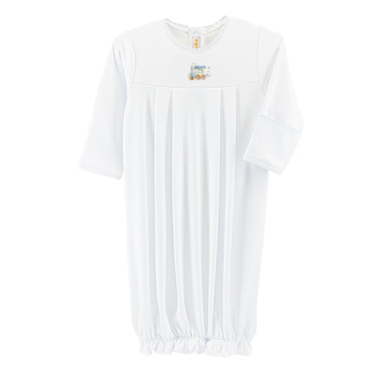 Crochet Trim Gown | Little Train