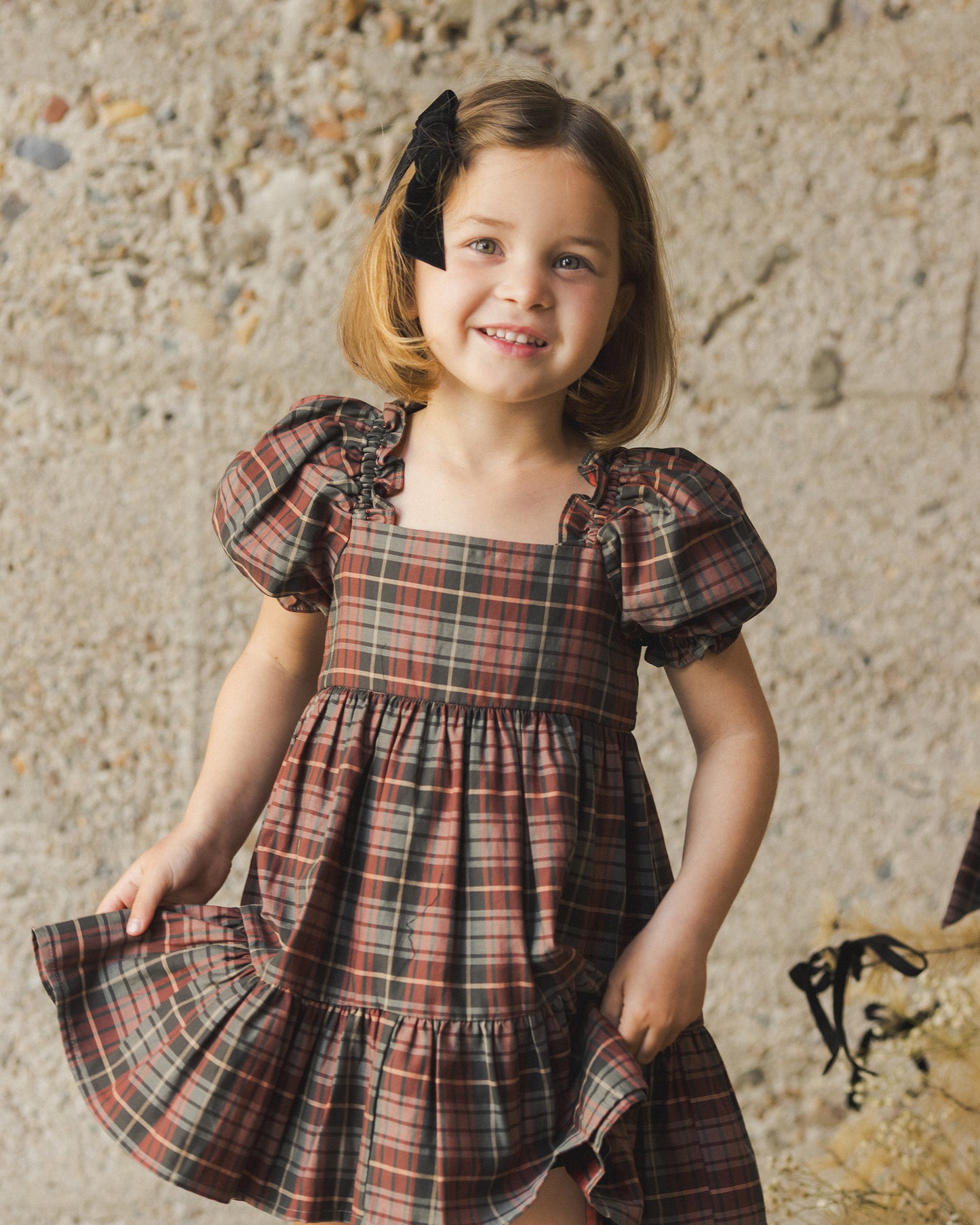 LOUELLA DRESS | WINTER TARTAN