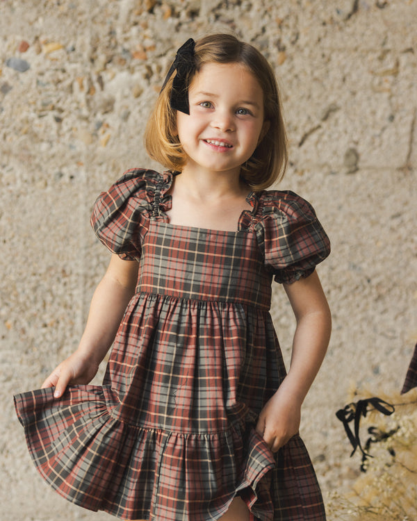 LOUELLA DRESS | WINTER TARTAN