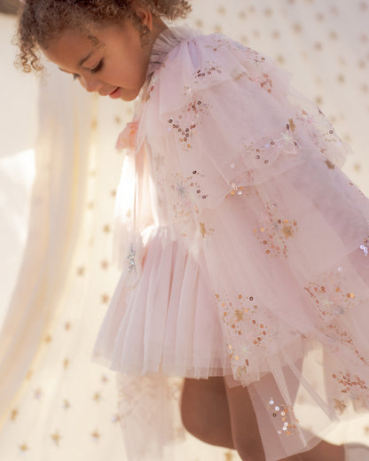 TULLE CAPE PINK