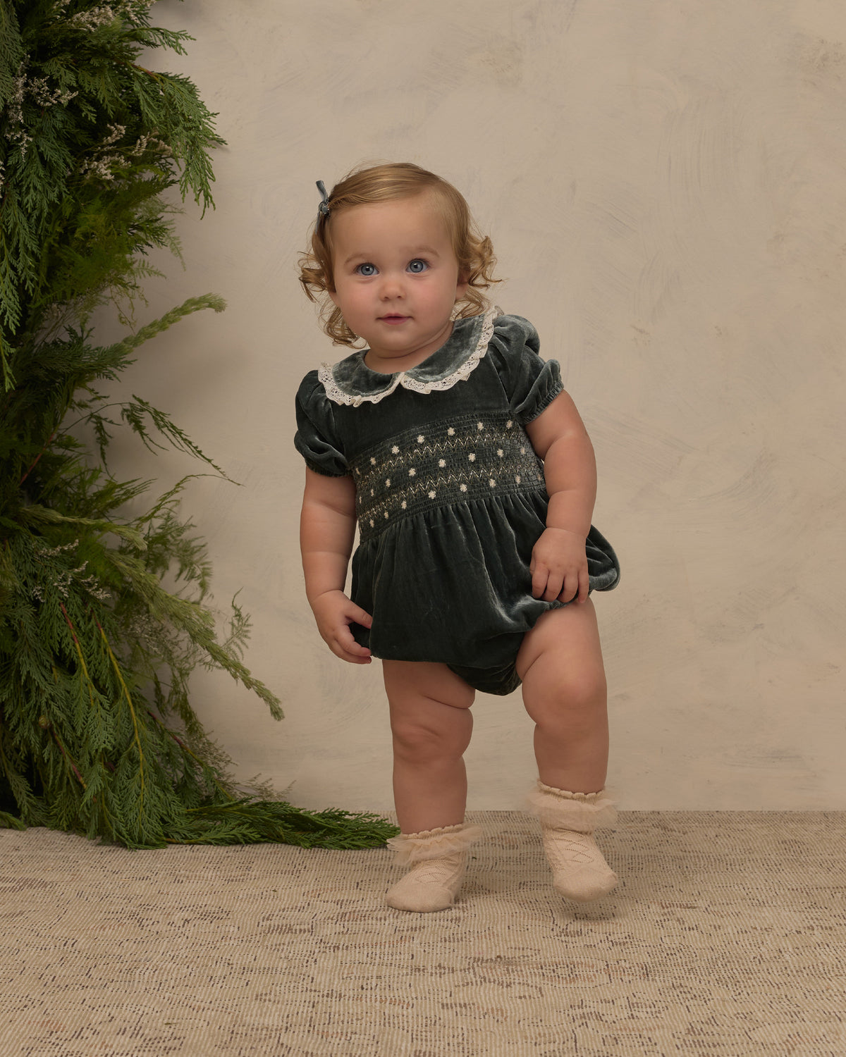 ELIZABETH ROMPER GREEN