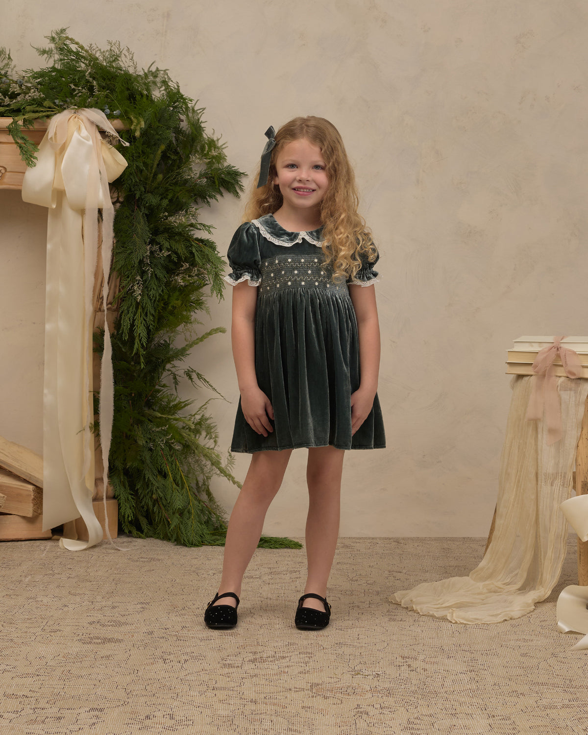 ELIZABETH DRESS GREEN