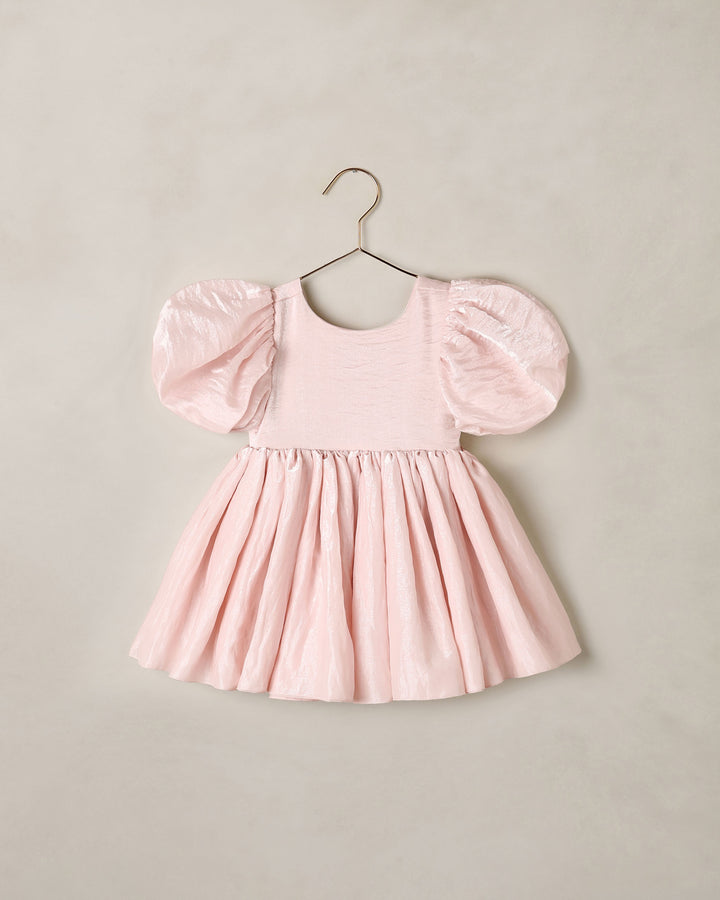 SOFIA DRESS ROSE SHIMMER