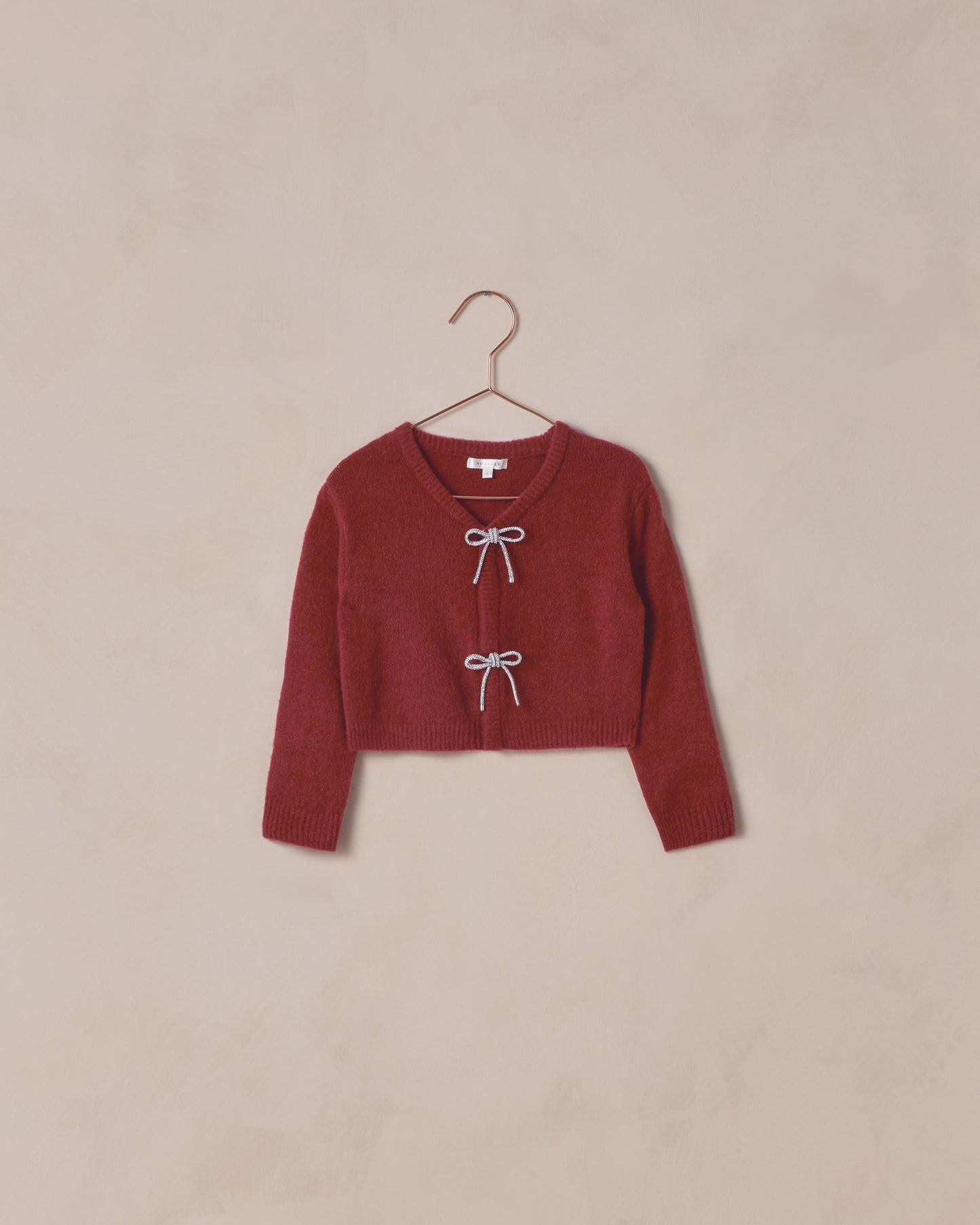 BOW CARDIGAN | RUBY