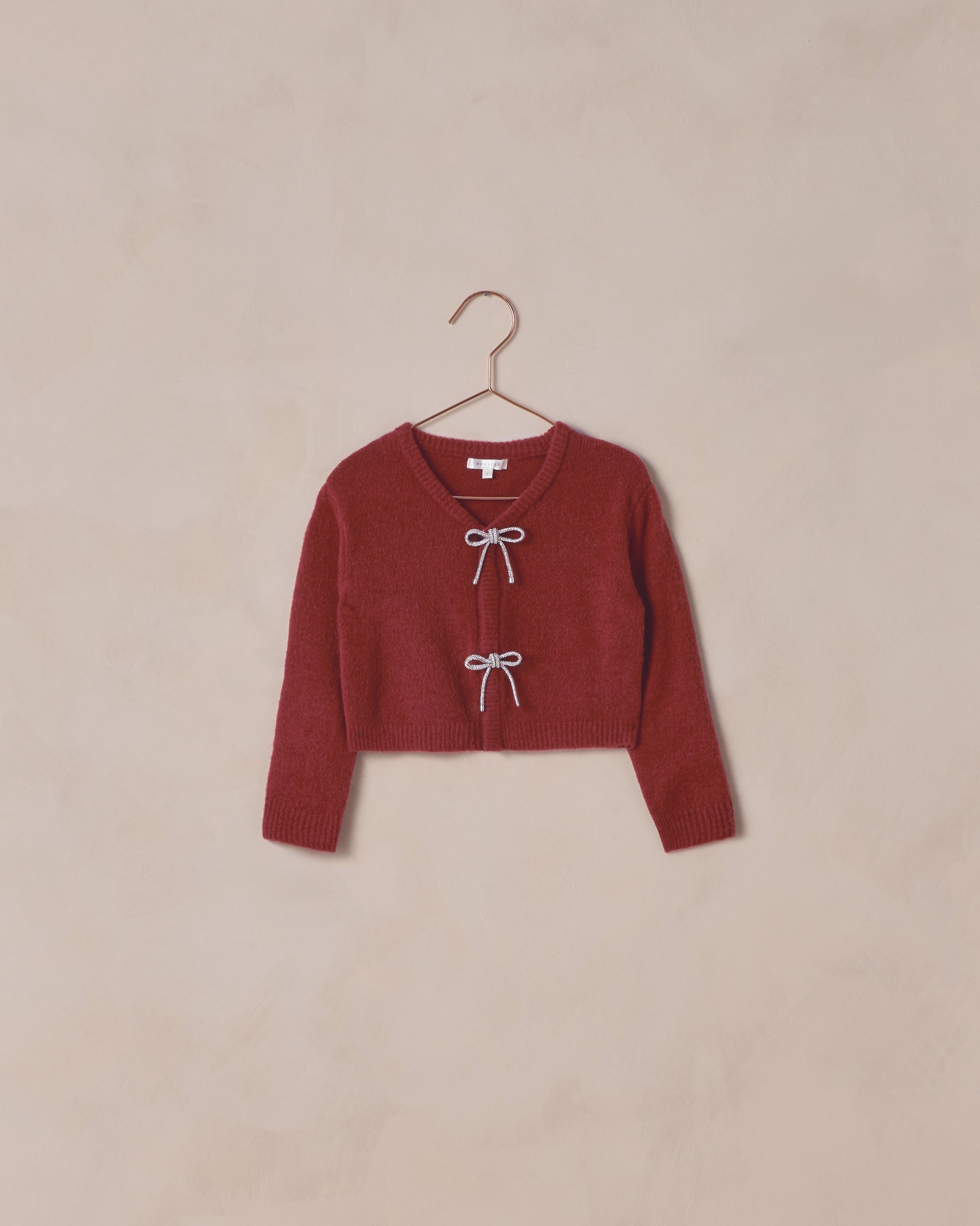 BOW CARDIGAN | RUBY
