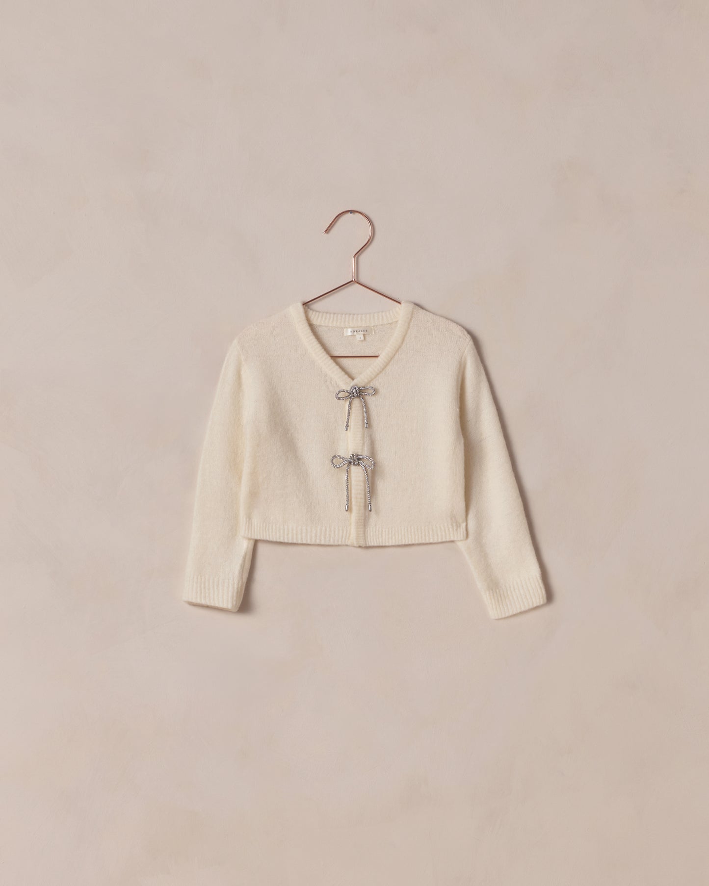 BOW CARDIGAN | IVORY