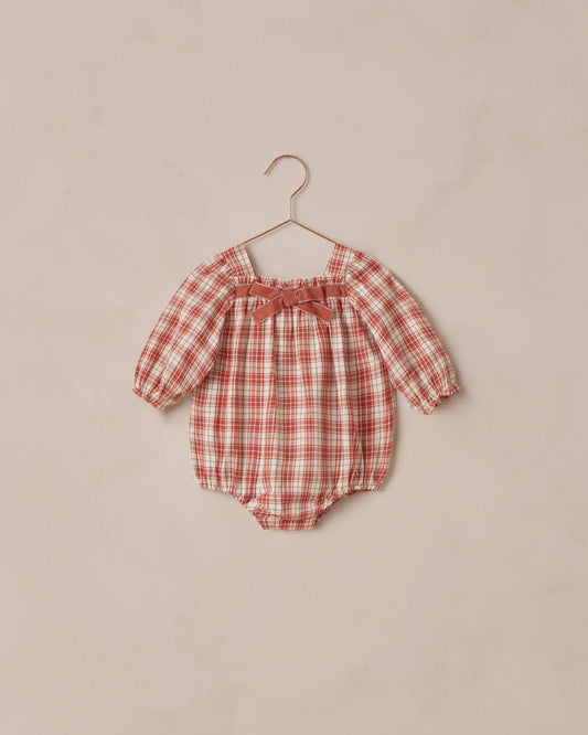ANNETTE ROMPER | HOLIDAY TARTAN