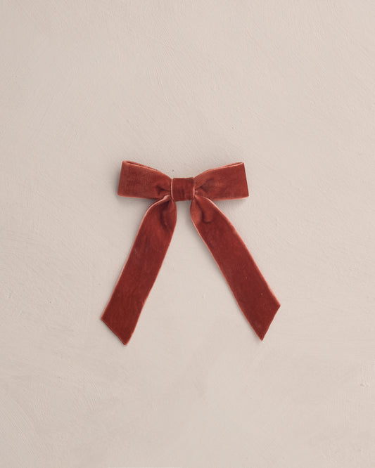 VELVET BOW | RUBY