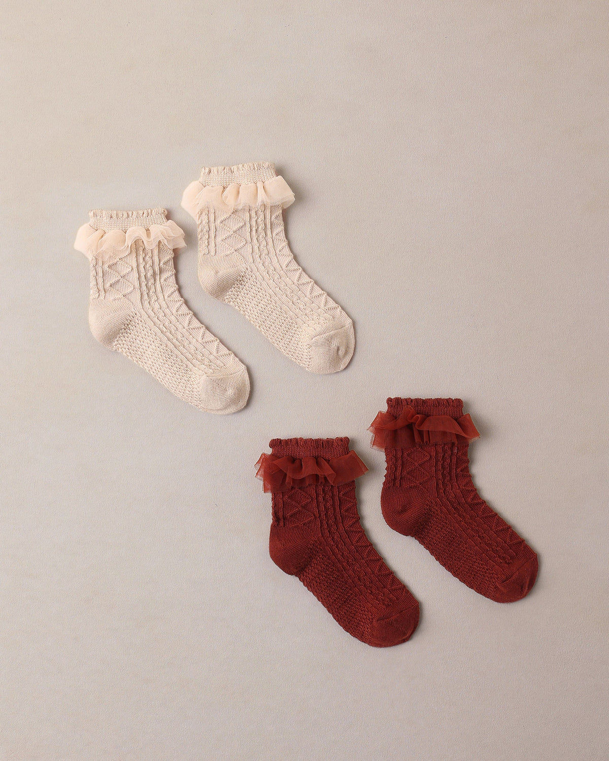 RUFFLE SOCKS | PEARL, RUBY