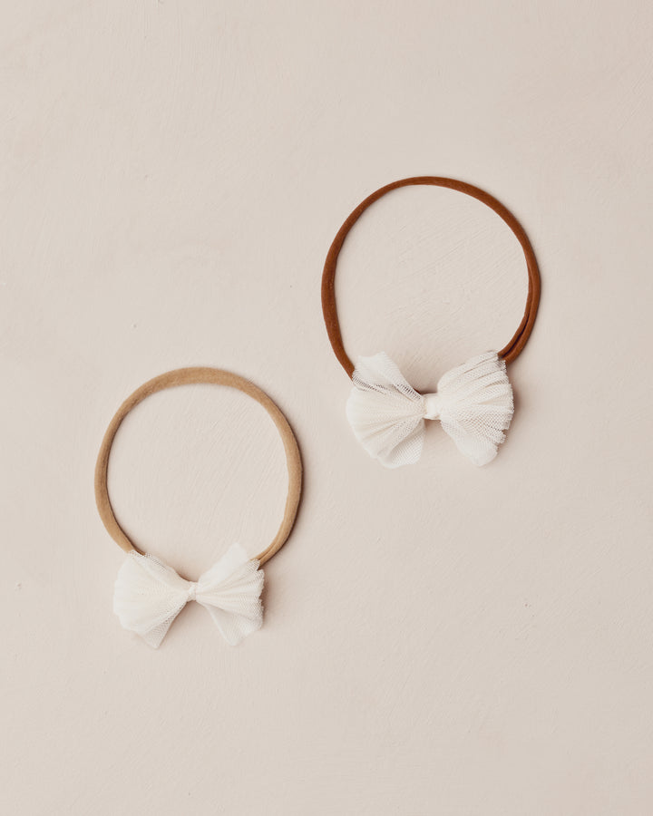 FLUTTER TULLE HEADBAND | IVORY