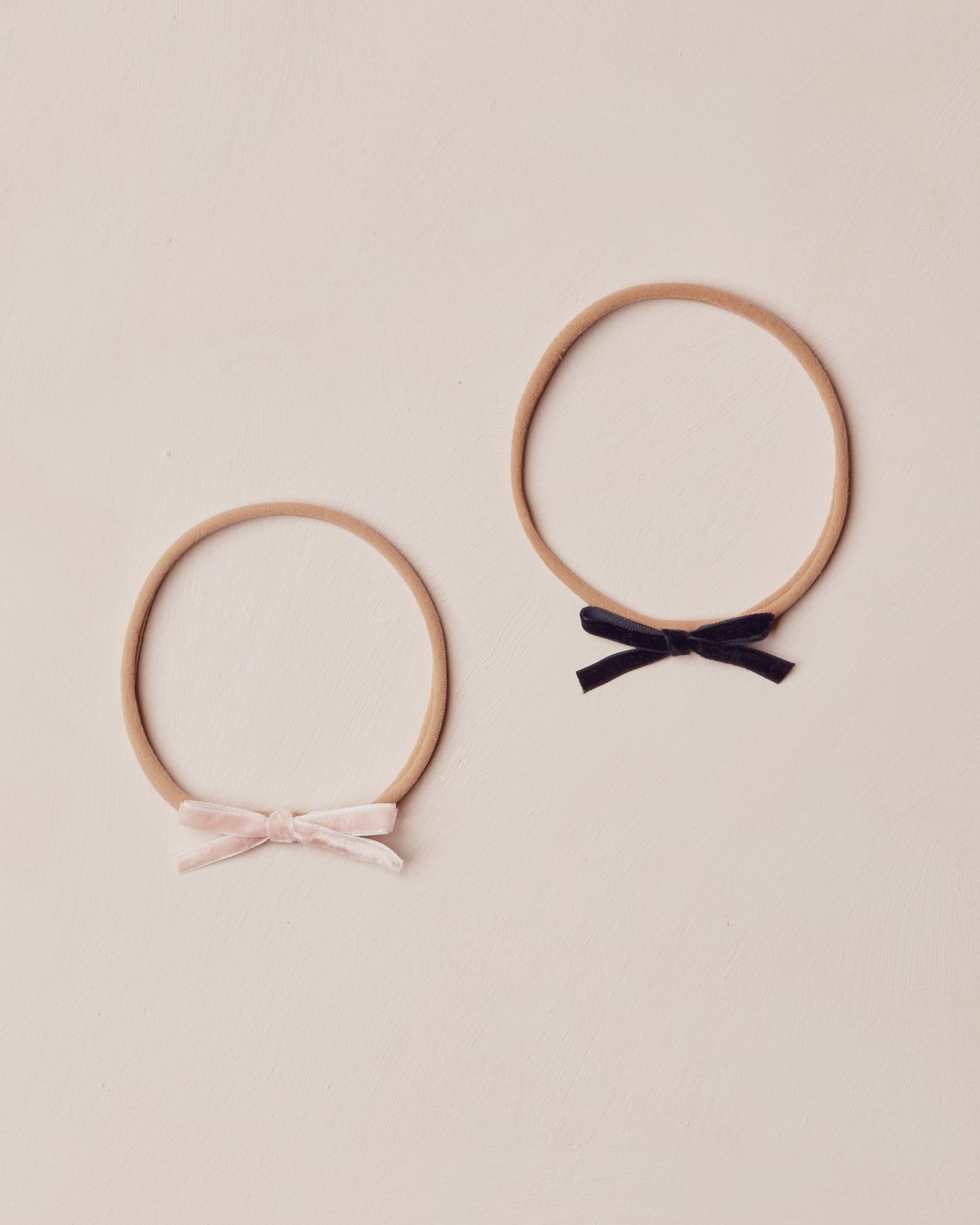 BABY BOW HEADBANDS || ROSE, BLACK