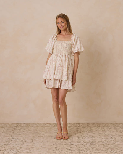 ANNETTE WOMEN'S DRESS || FLORAL STRIPE