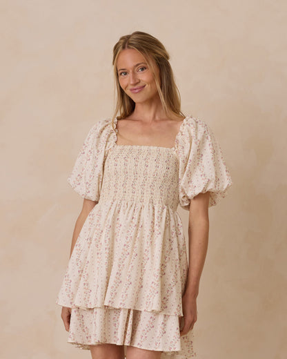 ANNETTE WOMEN'S DRESS || FLORAL STRIPE