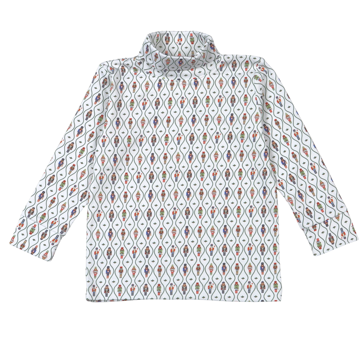 Blue Nutcracker Pima Turtleneck