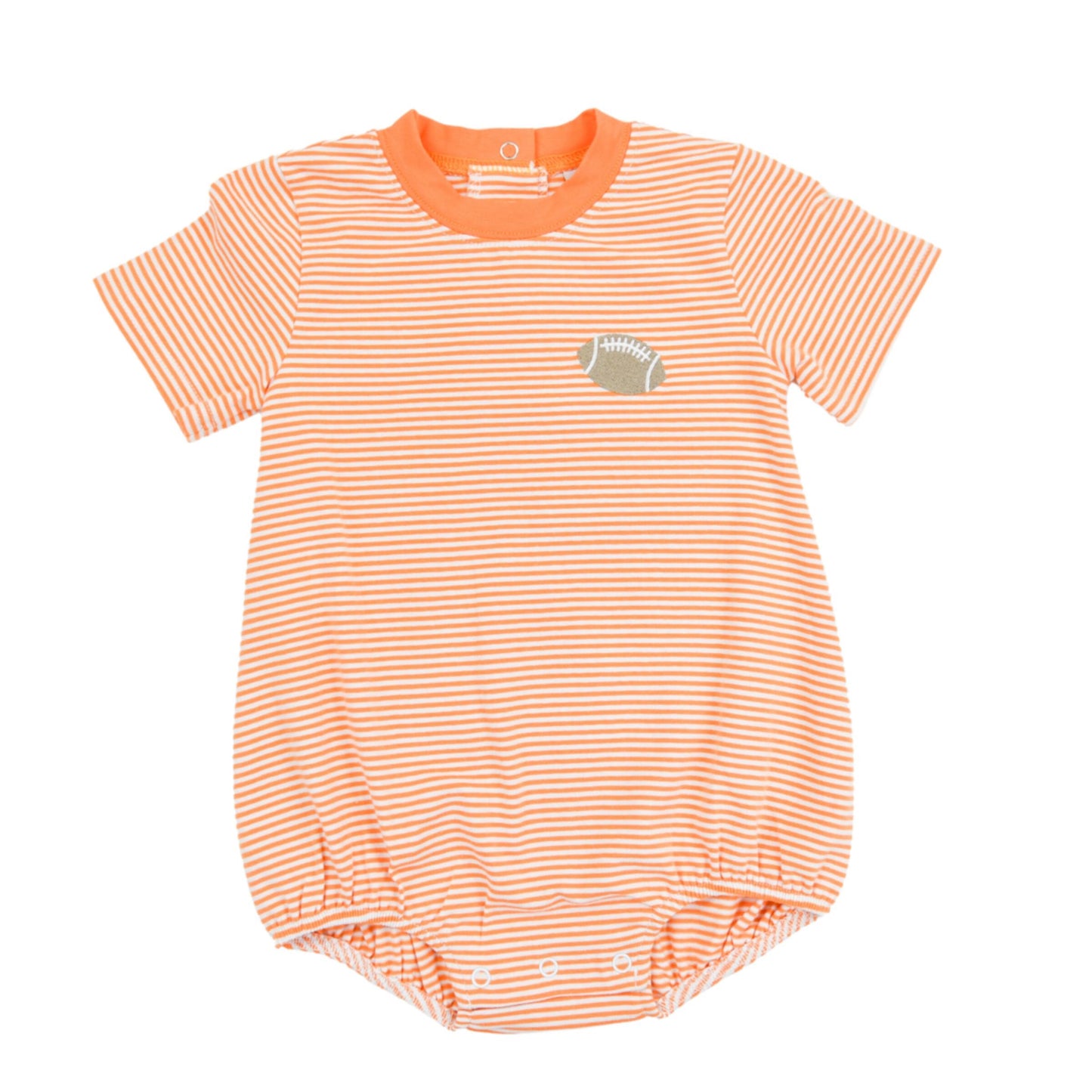 Orange Stripe Tailgate Boys Bubble
