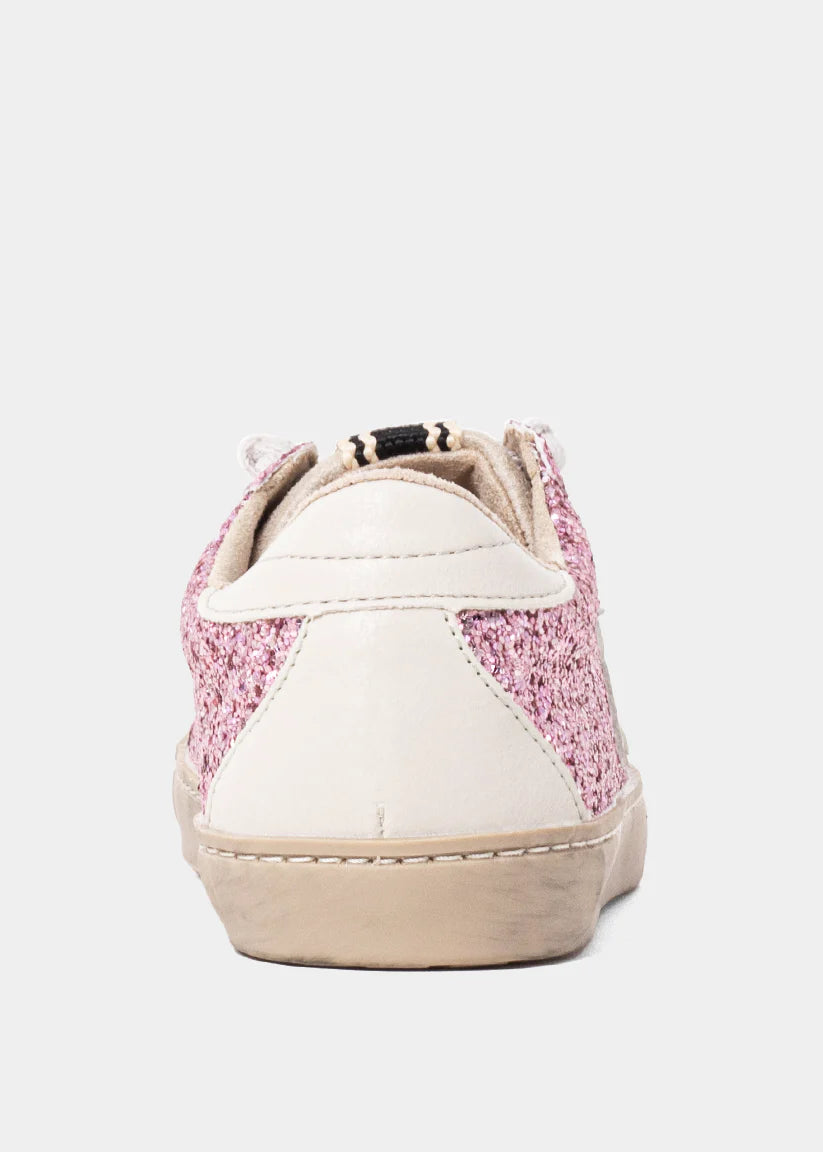 Paula Kids Sneaker | Fuchsia Glitter