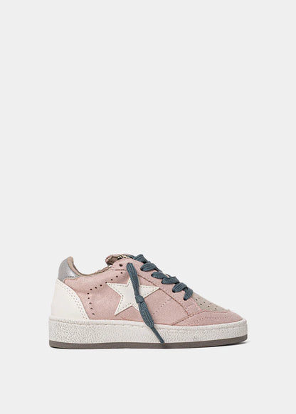 Paz Mini Sneaker | Pink Suede