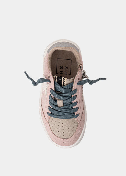 Paz Mini Sneaker | Pink Suede