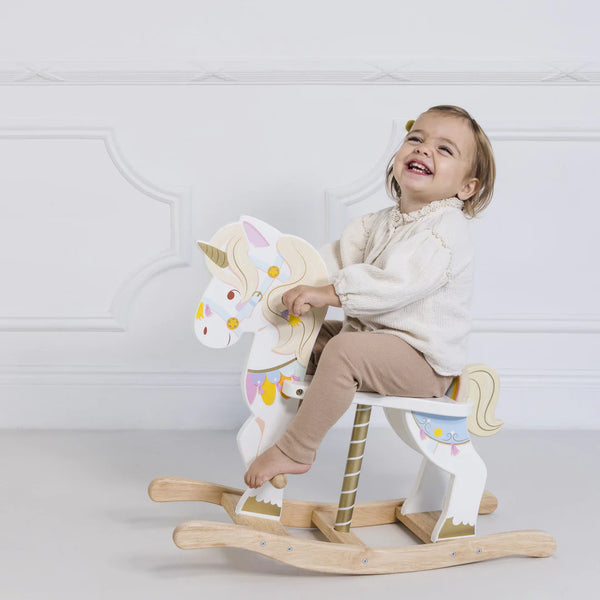 Unicorn top rocking chair