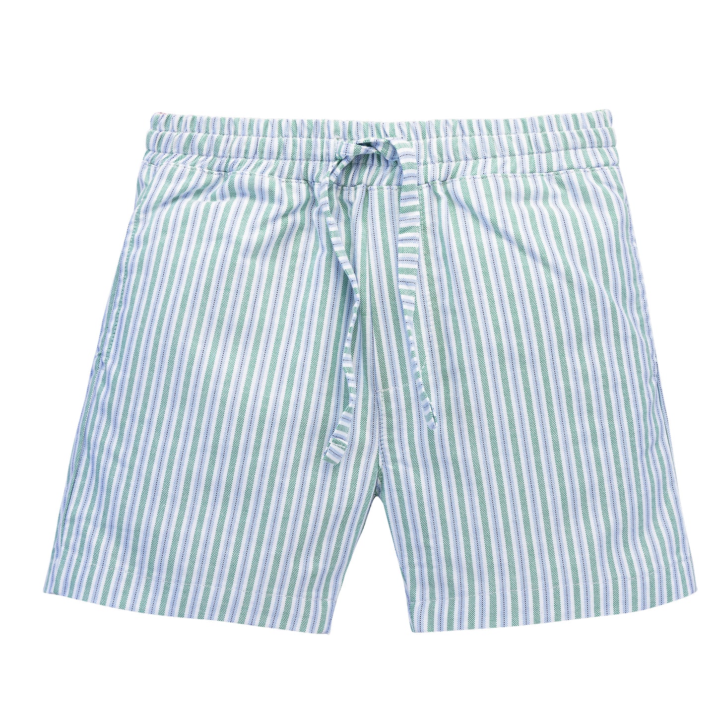 green striped oxford short w/stripes