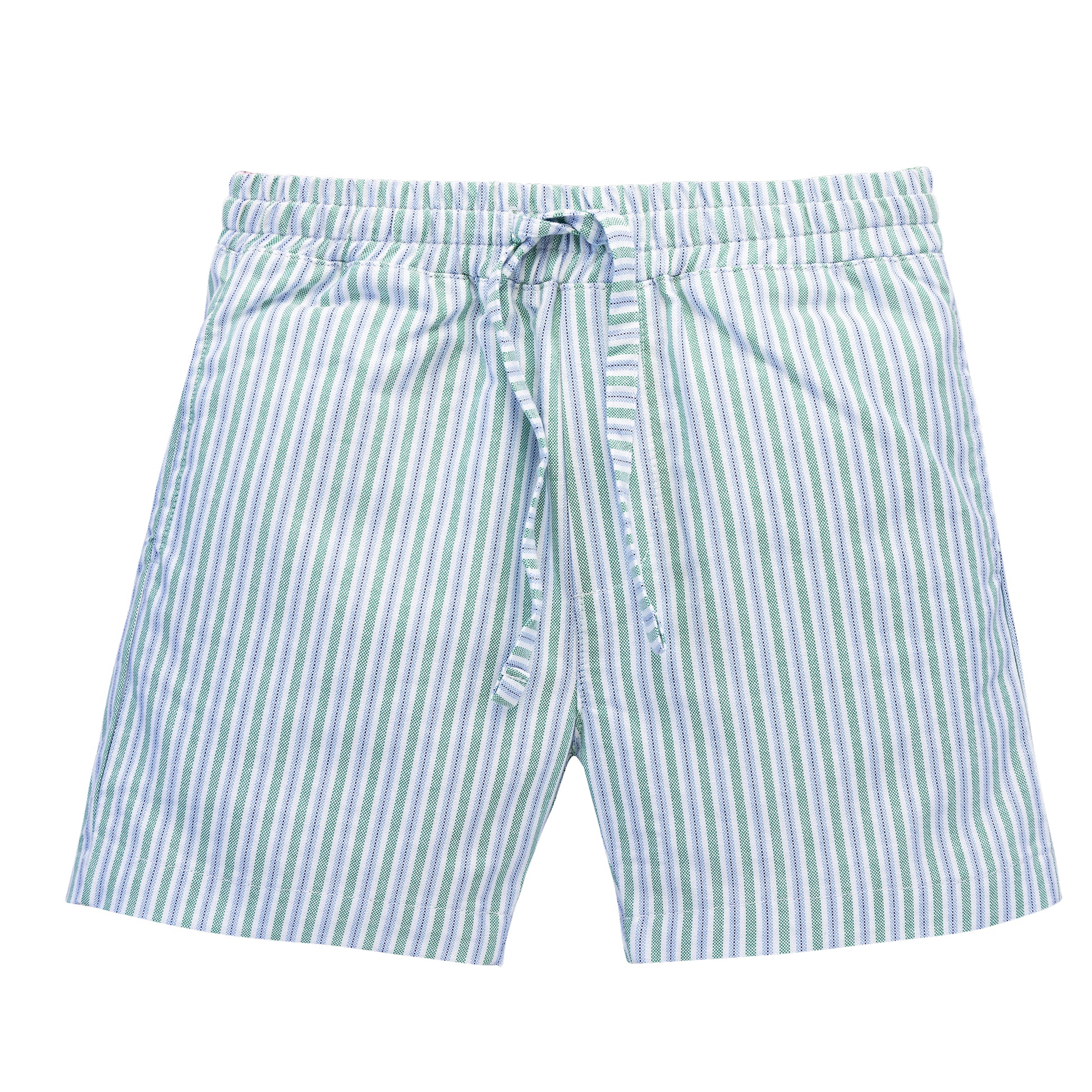green striped oxford short w/stripes