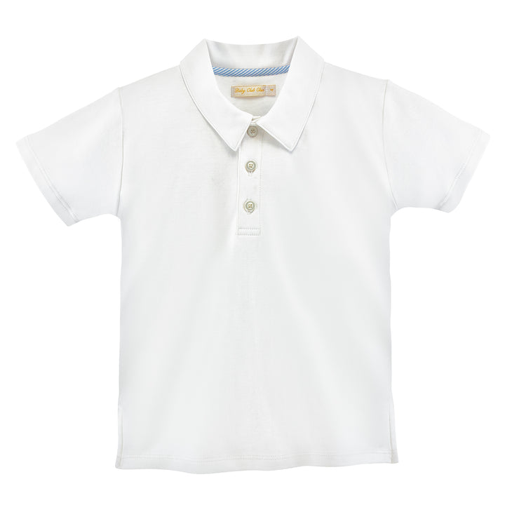 white solid t-shirt w/collar
