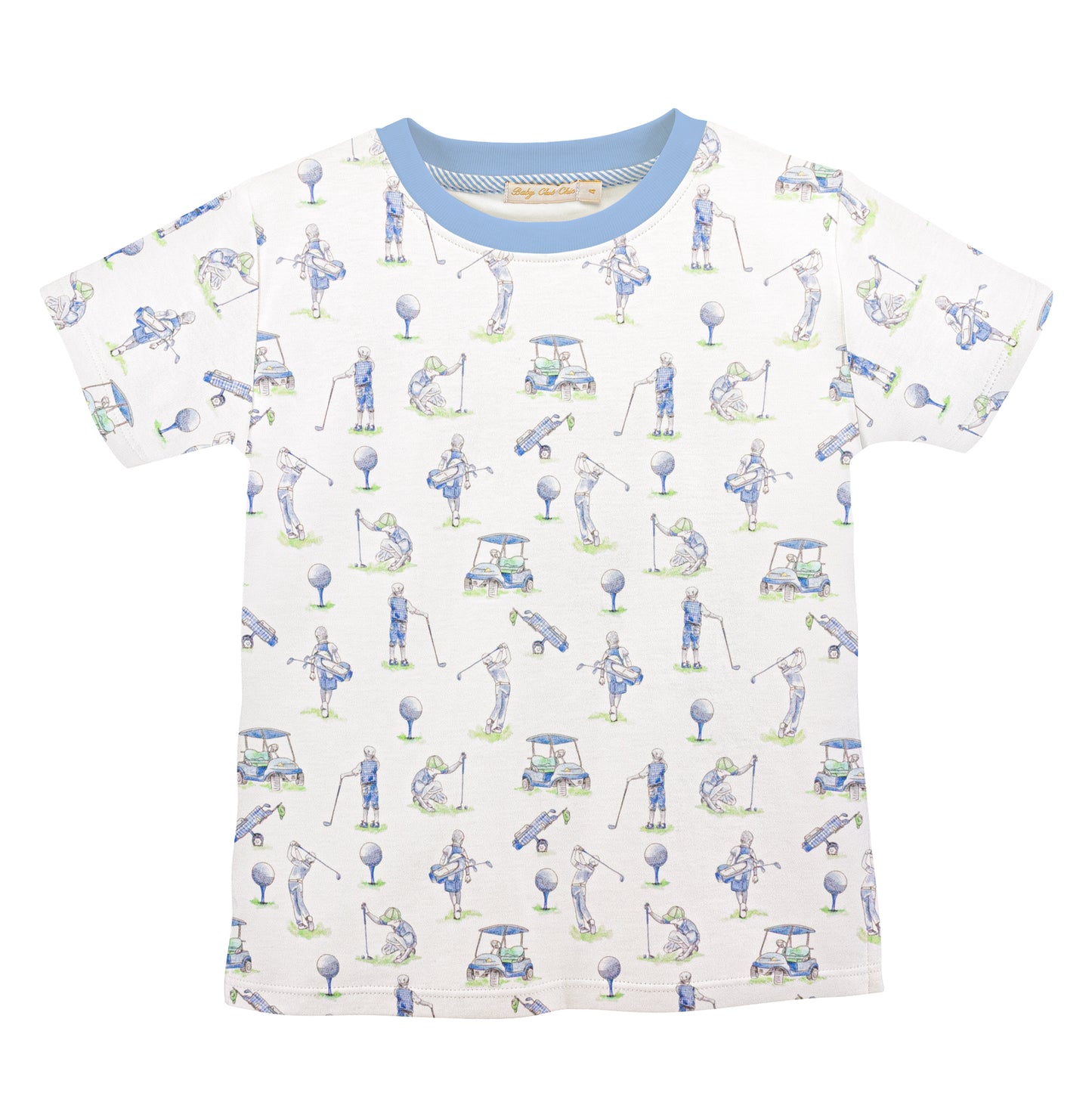 golf field printed t-shirt
